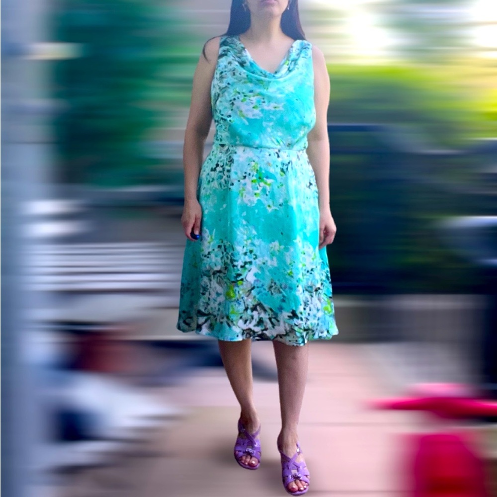 VINTAGE Y2K Cowlneck Dress